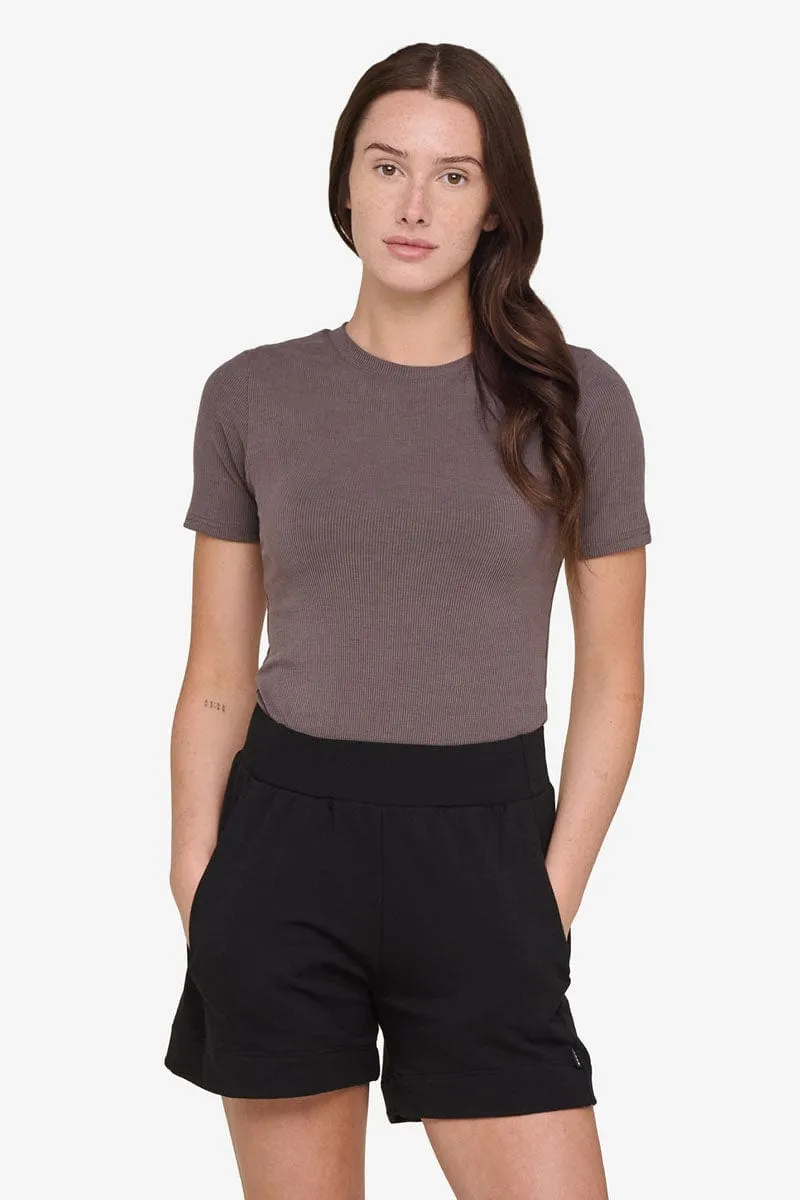 Ribbed Tee in Granite sold by Daub & Design product image thumbnail 4