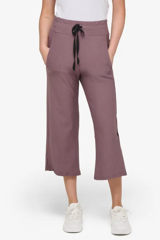 Freedom Wide Leg Crop in Sparrow sold by Daub & Design