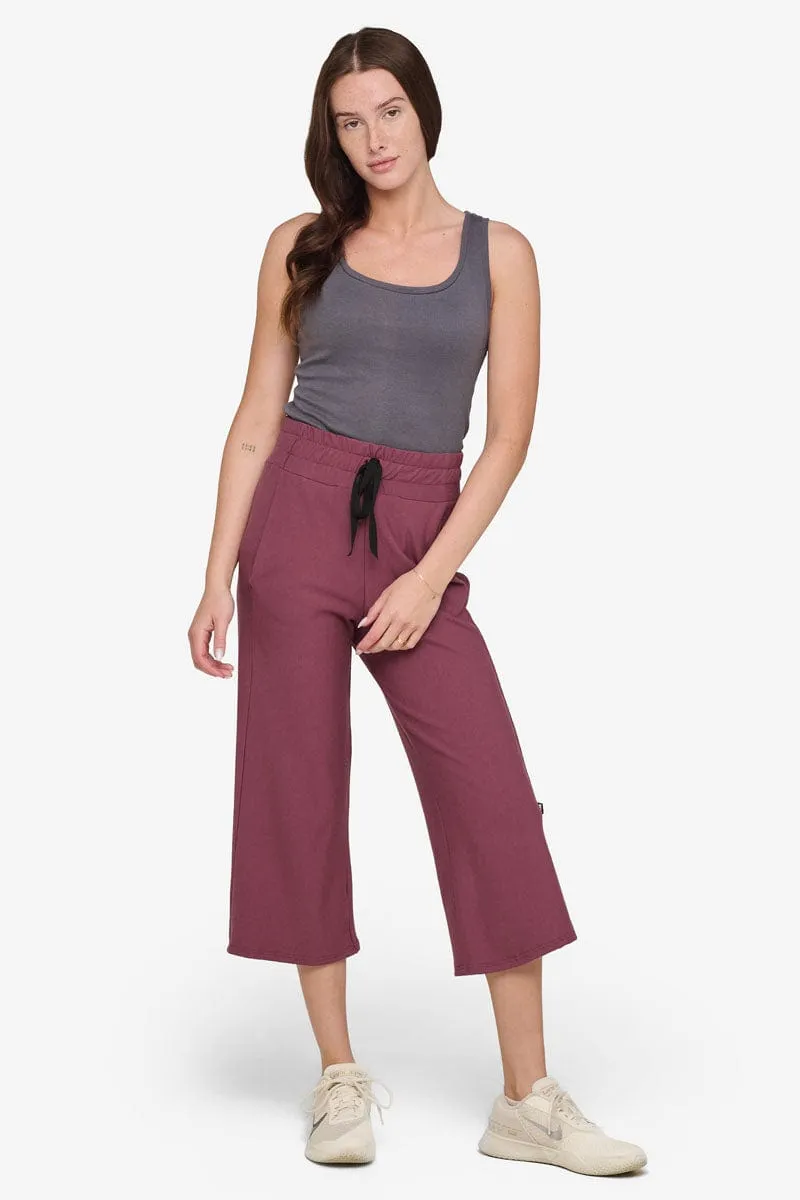 Freedom Wide Leg Crop in Nocturne sold by Daub & Design product image thumbnail 3