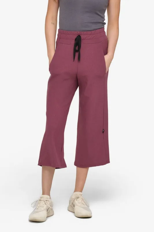 Freedom Wide Leg Crop in Nocturne sold by Daub & Design