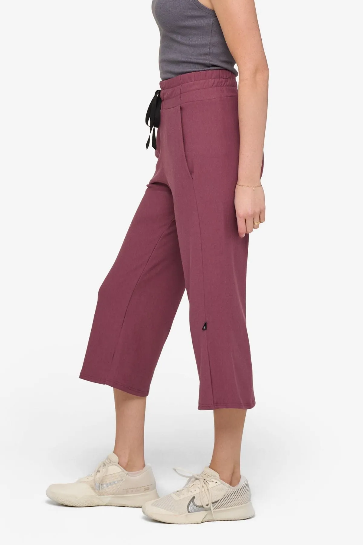 Freedom Wide Leg Crop in Nocturne sold by Daub & Design product image thumbnail 2