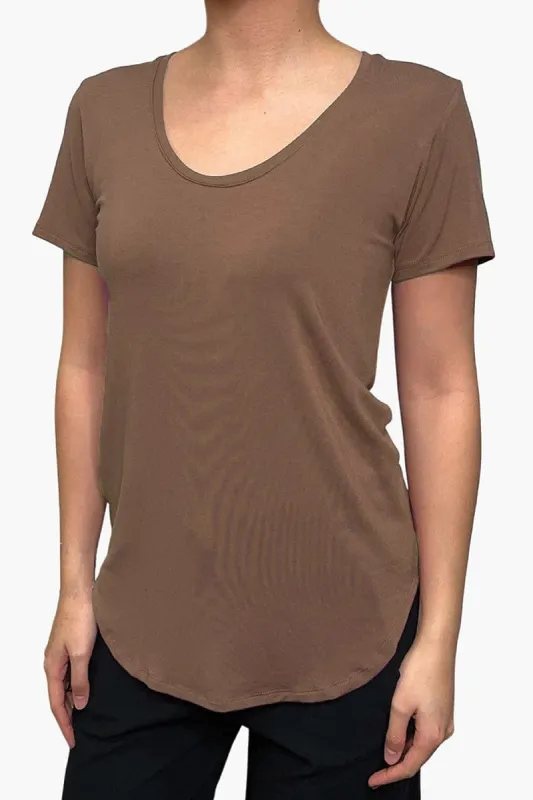 Avery Tee in Chai sold by Daub & Design