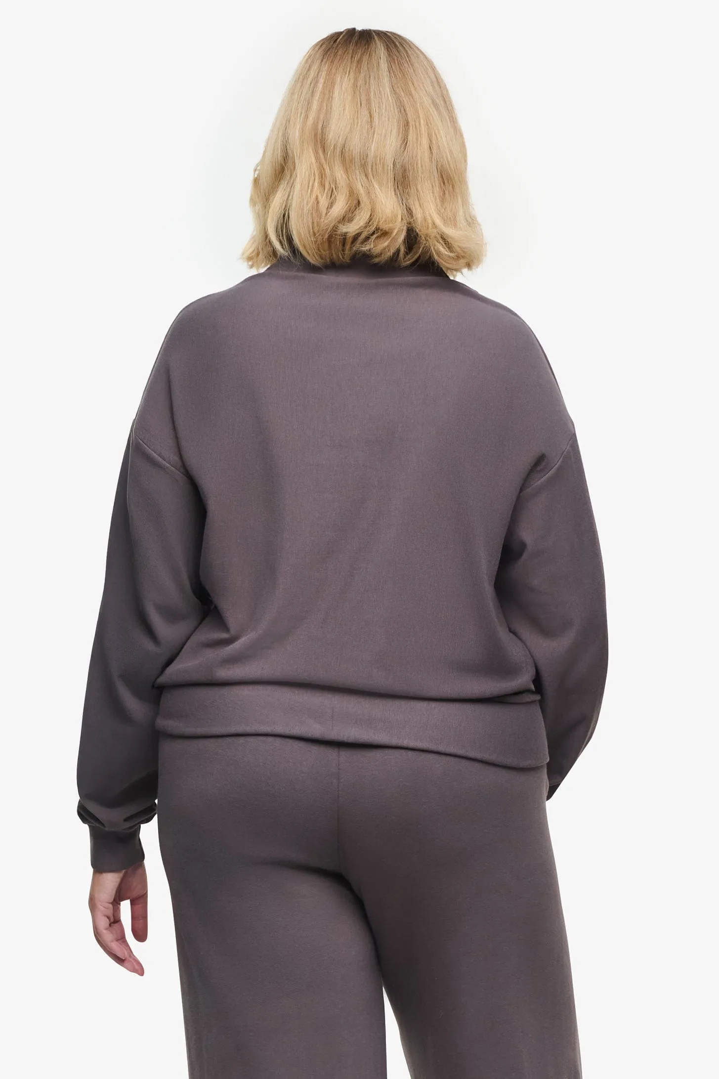 Freedom Quarter Zip Sweatshirt in Velora sold by Daub & Design product image thumbnail 3