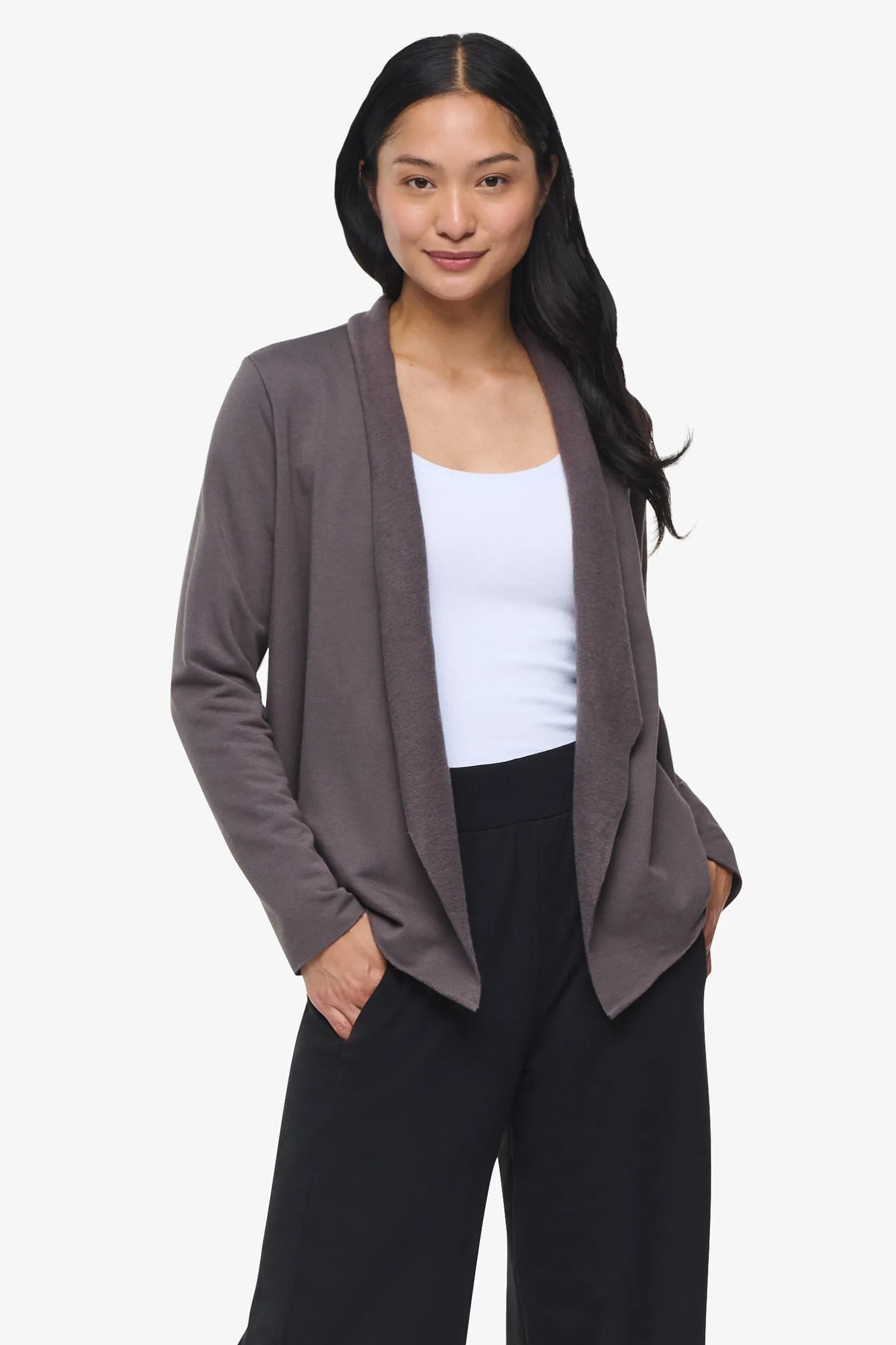 Sloane Jacket in Velora sold by Daub & Design