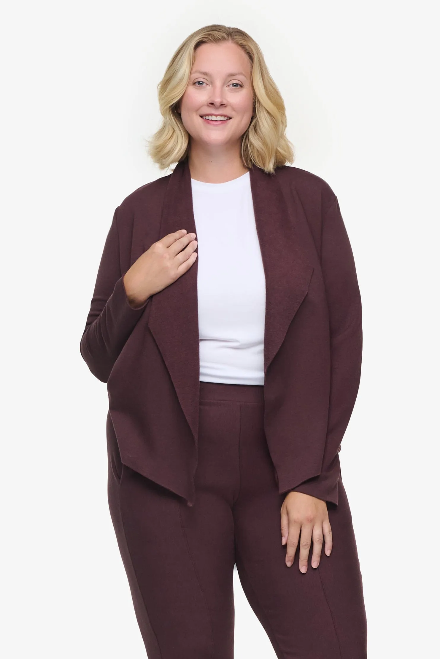 Sloane Jacket in Cacao sold by Daub & Design