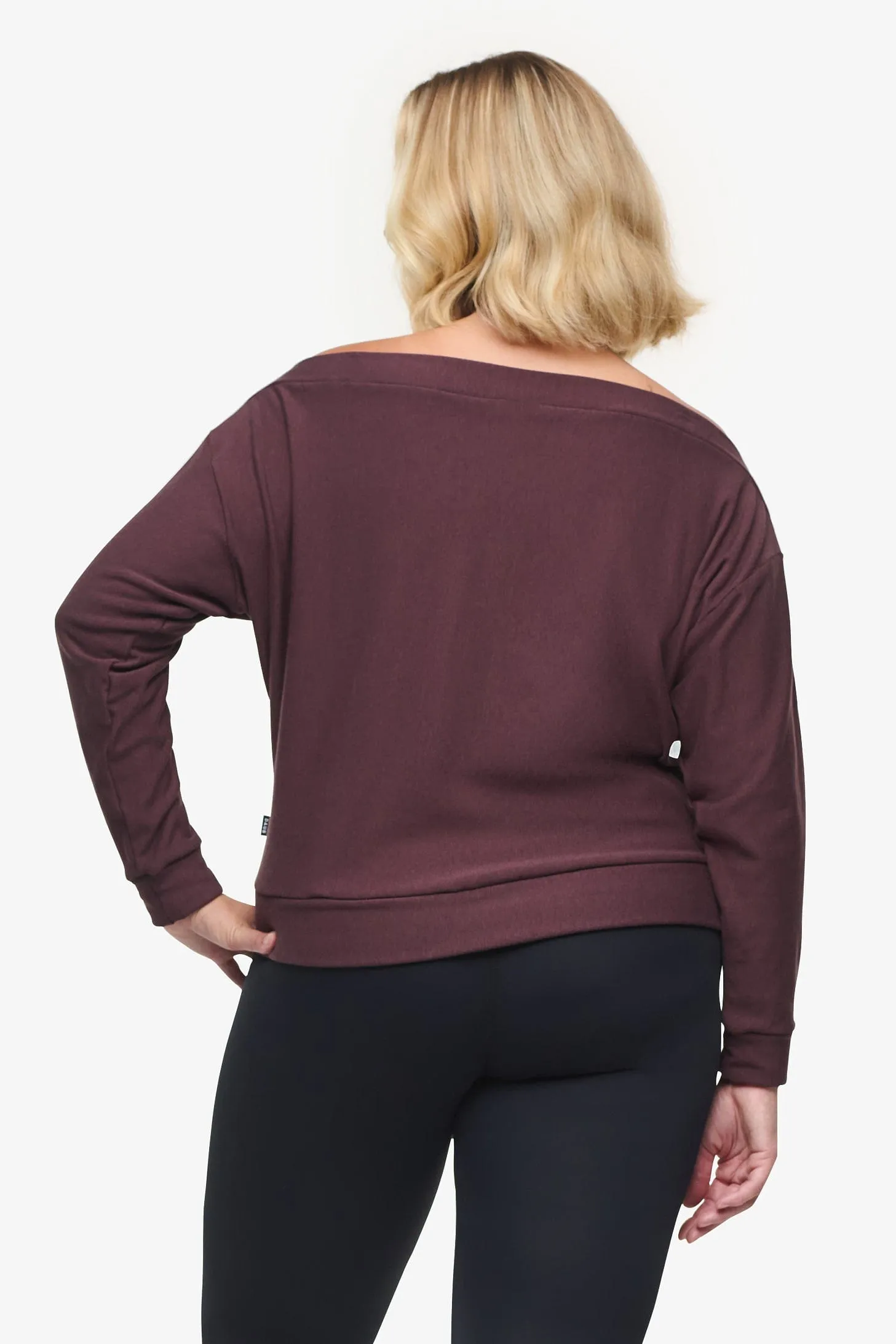 Boatneck Sweatshirt in Cacao sold by Daub & Design product image thumbnail 4