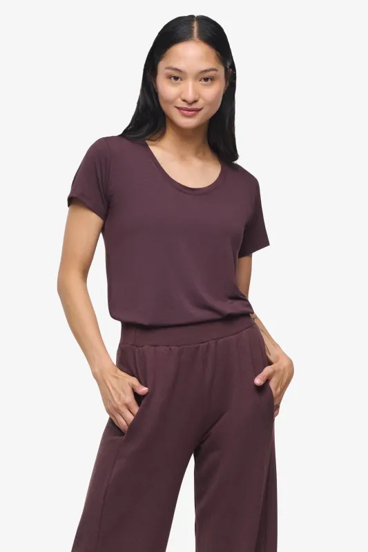 Avery Tee in Cacao sold by Daub & Design