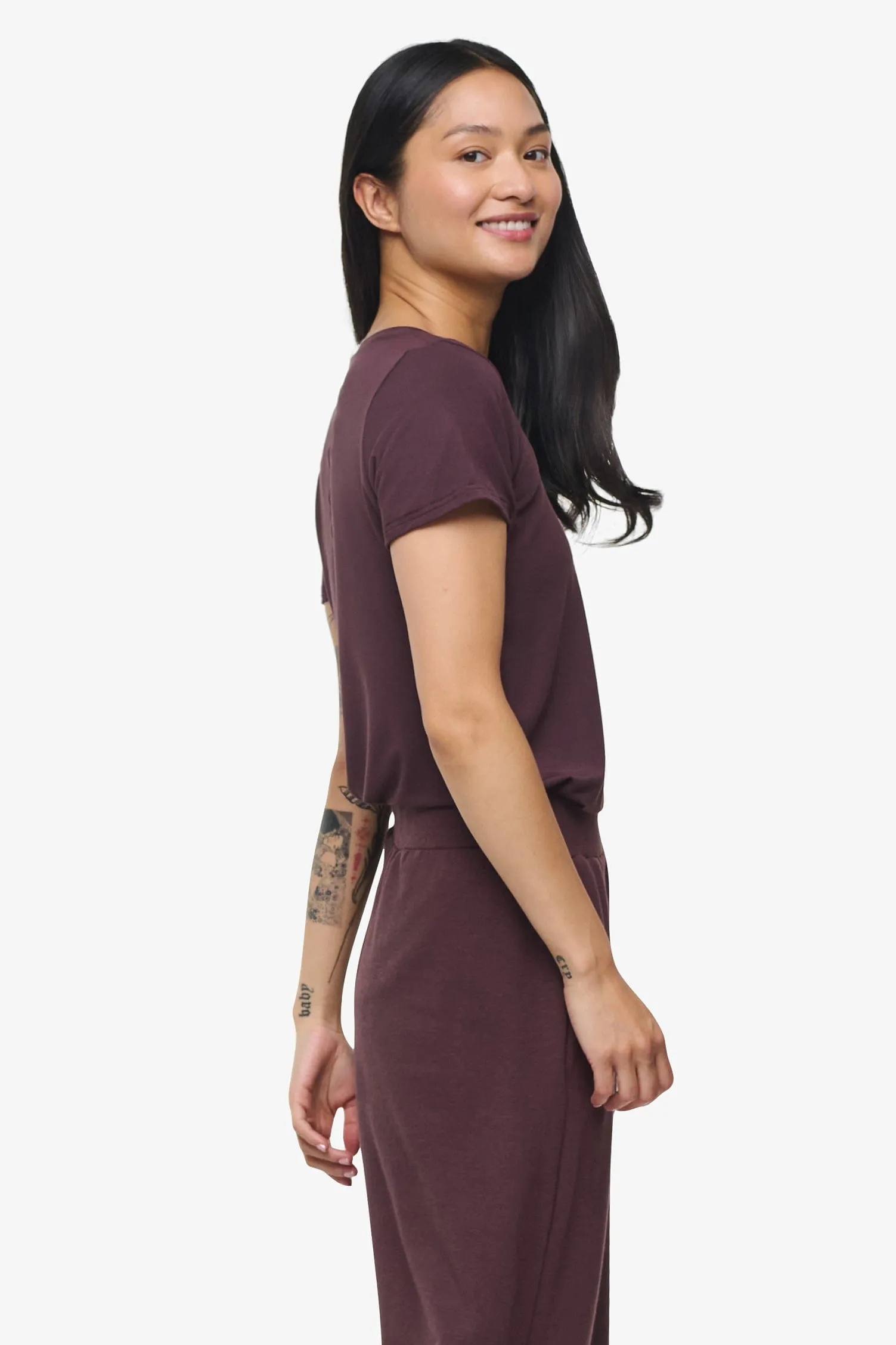 Avery Tee in Cacao sold by Daub & Design product image thumbnail 2