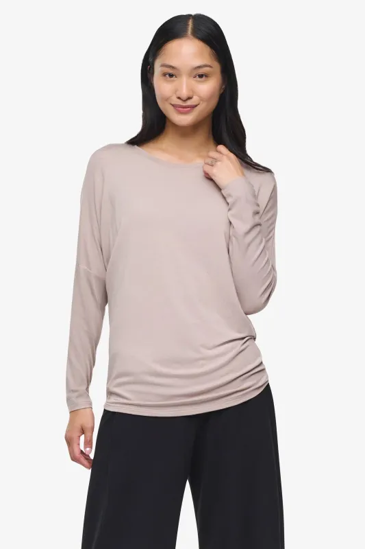 Dolman Longsleeve in Etherea sold by Daub & Design