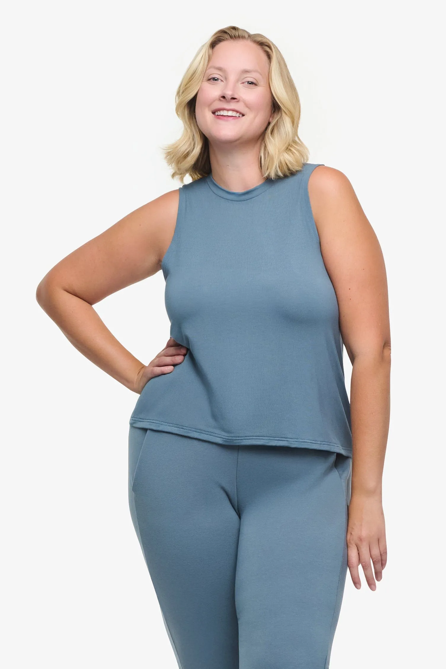 Maia Tank in Basalt sold by Daub & Design product image thumbnail 4