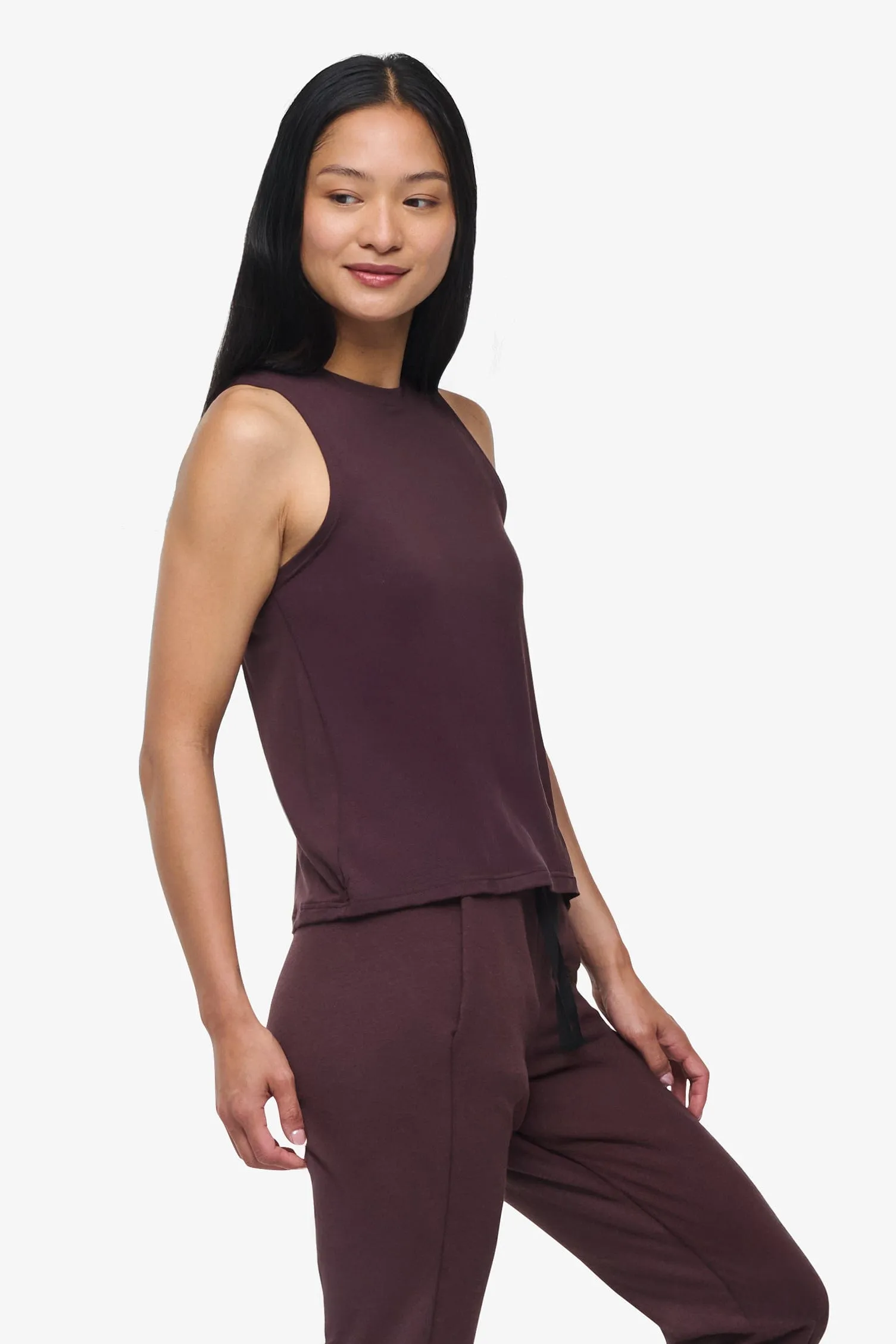Maia Tank in Cacao sold by Daub & Design product image thumbnail 2