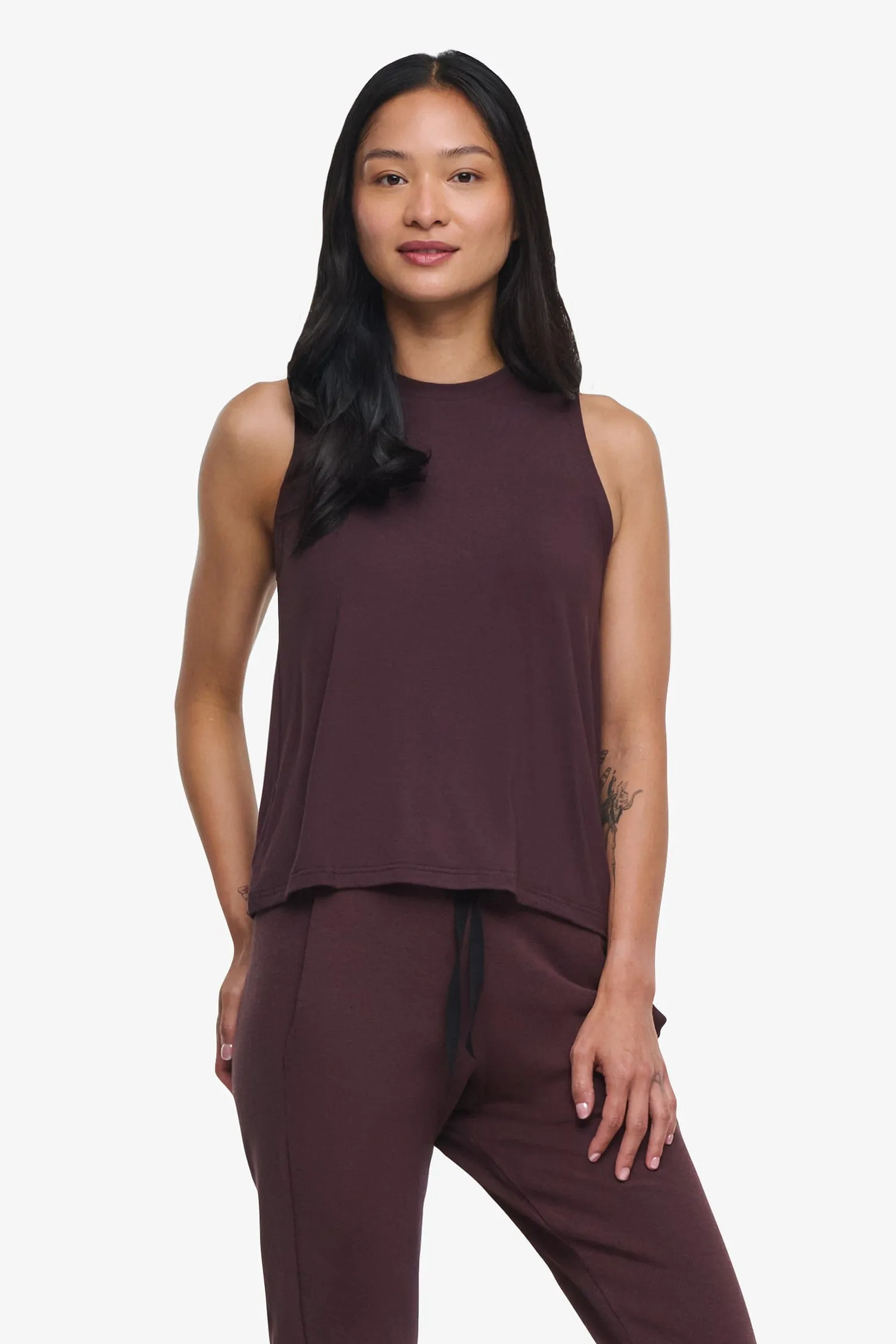 Maia Tank in Cacao sold by Daub & Design