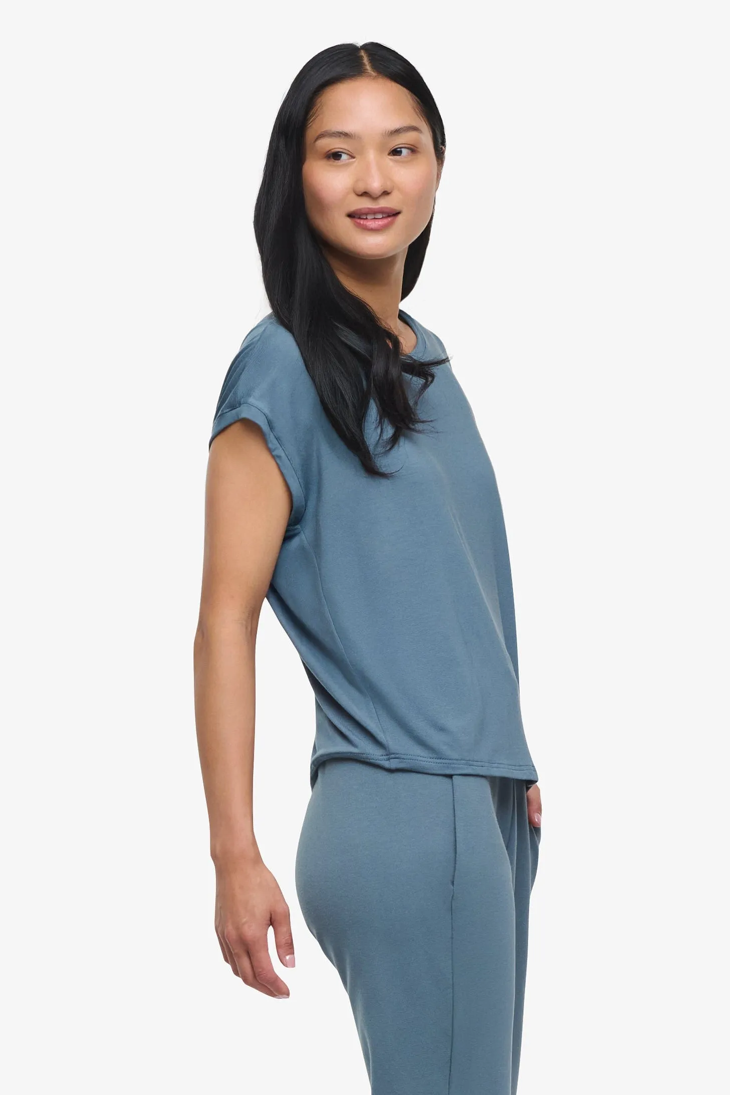 Box Tee in Basalt sold by Daub & Design product image thumbnail 3