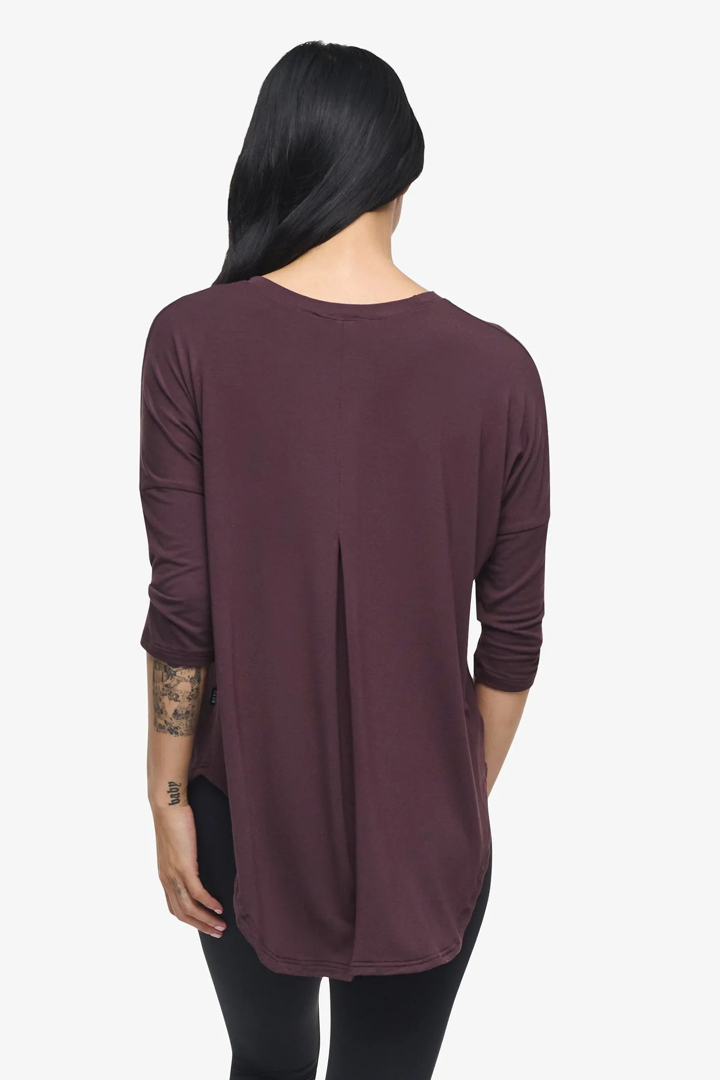 Ainsley Tee in Cacao sold by Daub & Design product image thumbnail 3