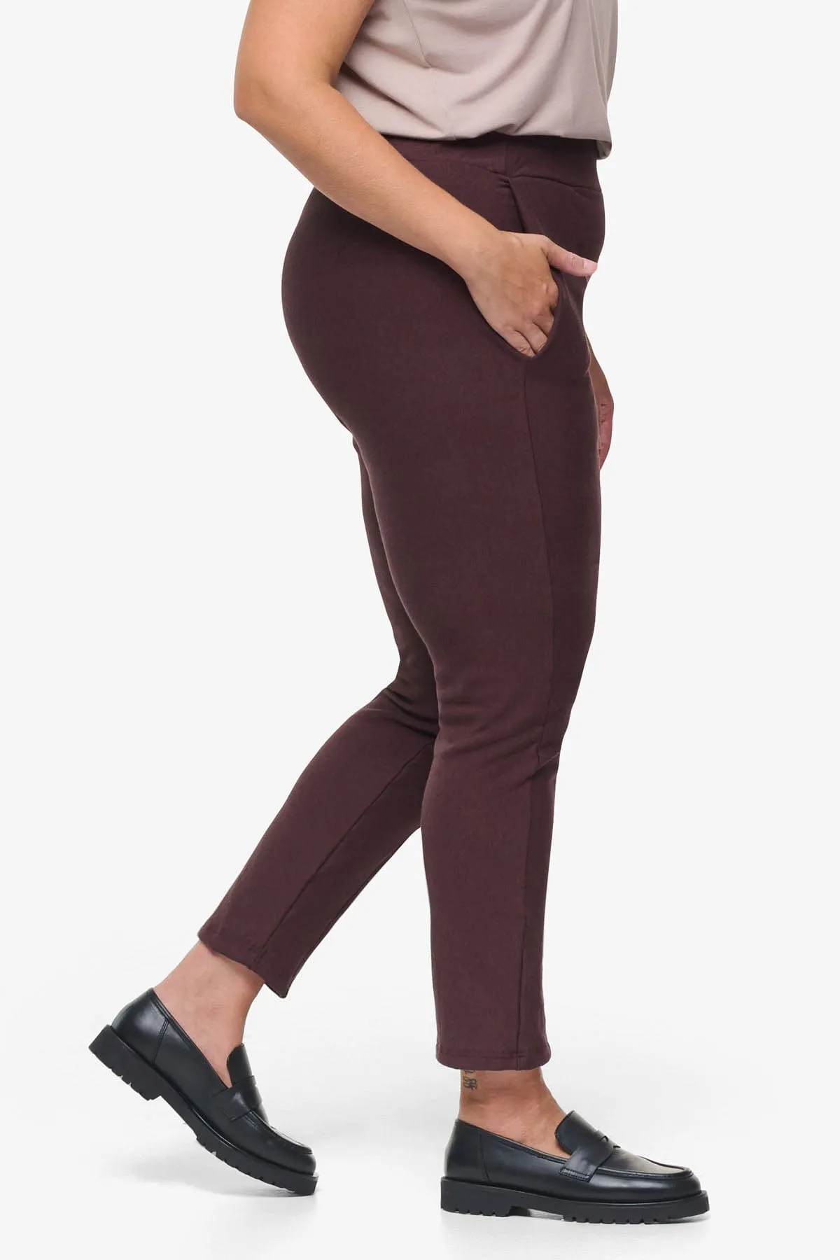 Knox Straight Leg Pant in Cacao sold by Daub & Design product image thumbnail 2