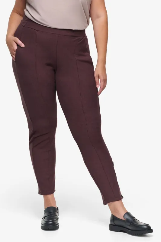 Knox Straight Leg Pant in Cacao sold by Daub & Design