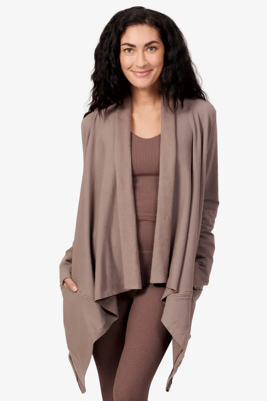 Valencia Jacket in Latte sold by Daub & Design