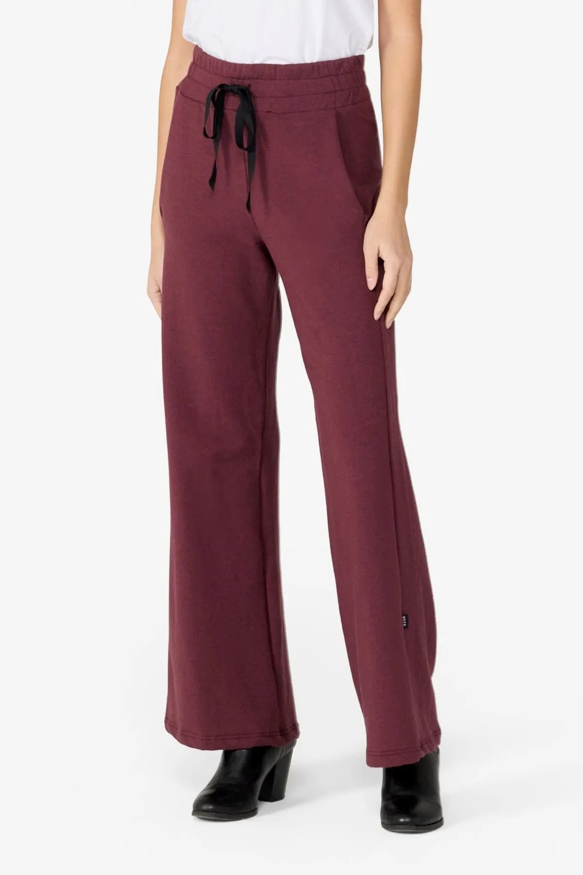 Wide Leg Sweatpant in Spice sold by Daub & Design