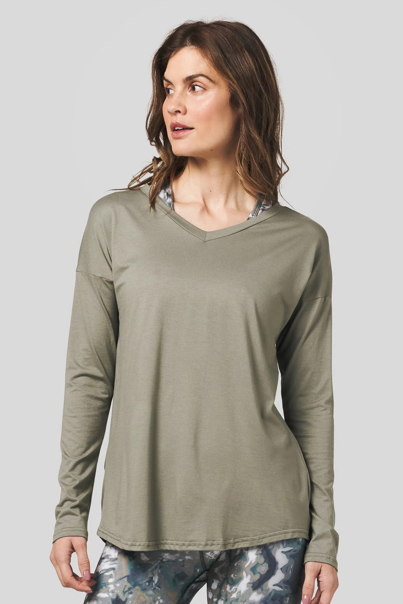 Luna Longsleeve in Rosemary sold by Daub & Design
