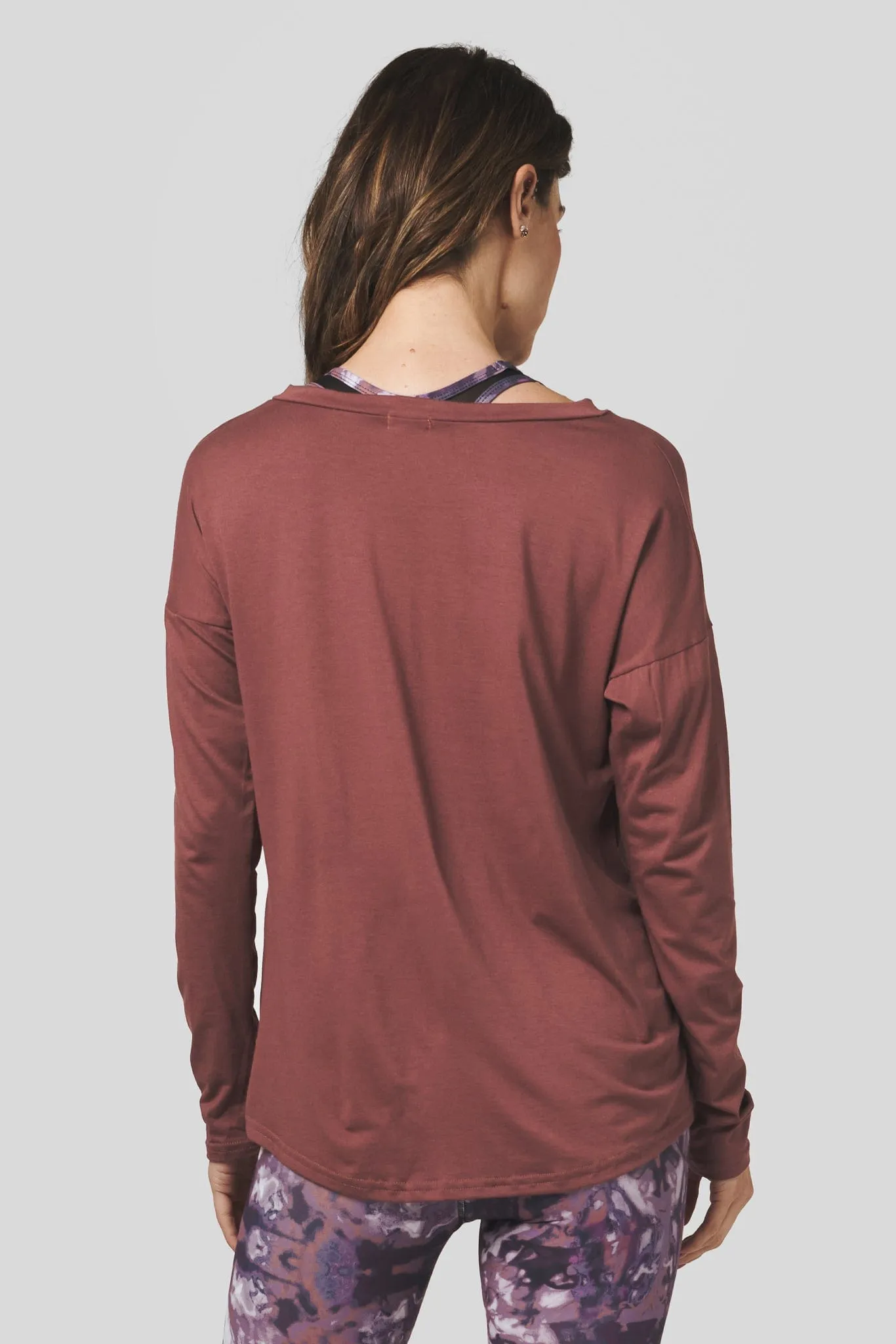 Luna Longsleeve in Rose Clay sold by Daub & Design product image thumbnail 2