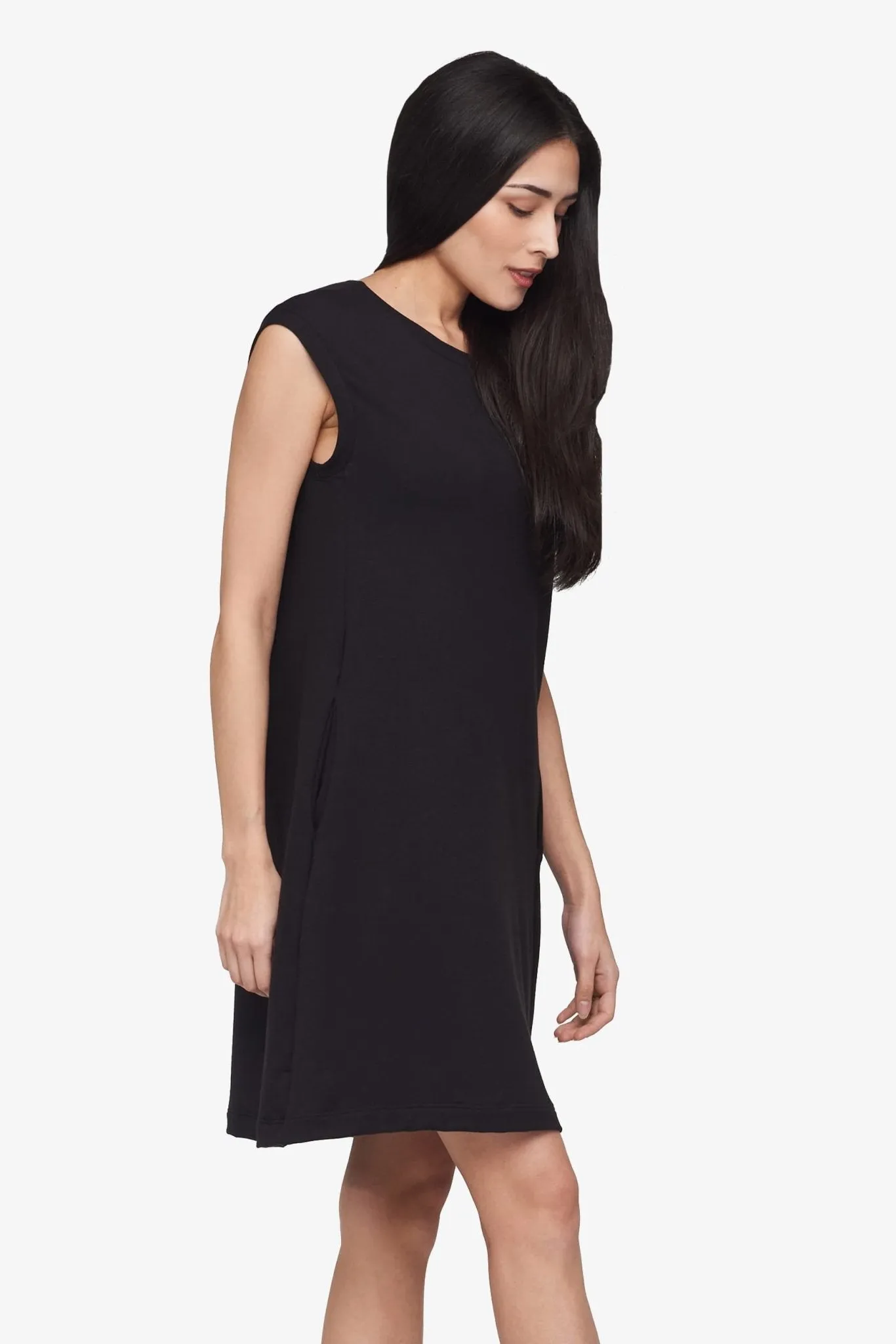 Newport Dress in Black sold by Daub & Design product image thumbnail 3