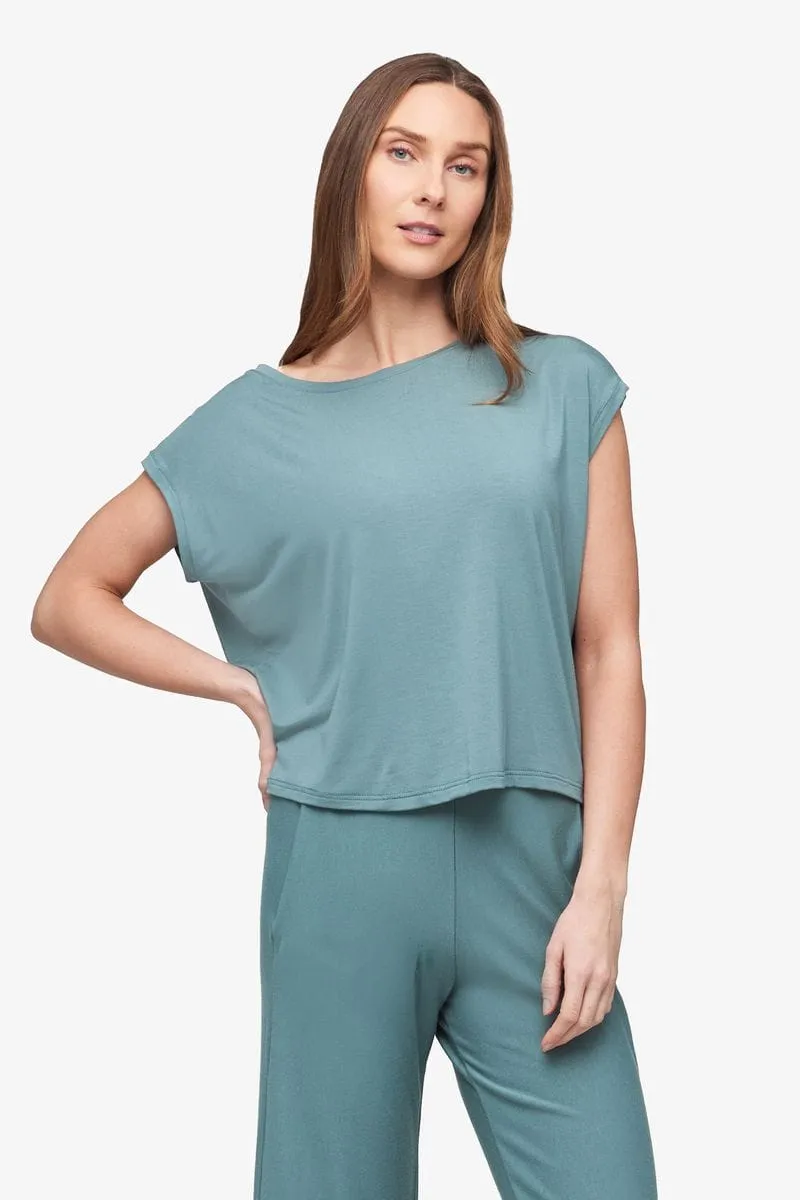 Box Tee in North Atlantic sold by Daub & Design product image thumbnail 3