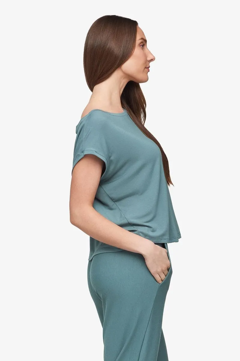 Box Tee in North Atlantic sold by Daub & Design product image thumbnail 2