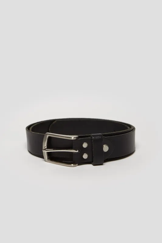 Full Grain Leather Belt - Vintage made by Decade Studio