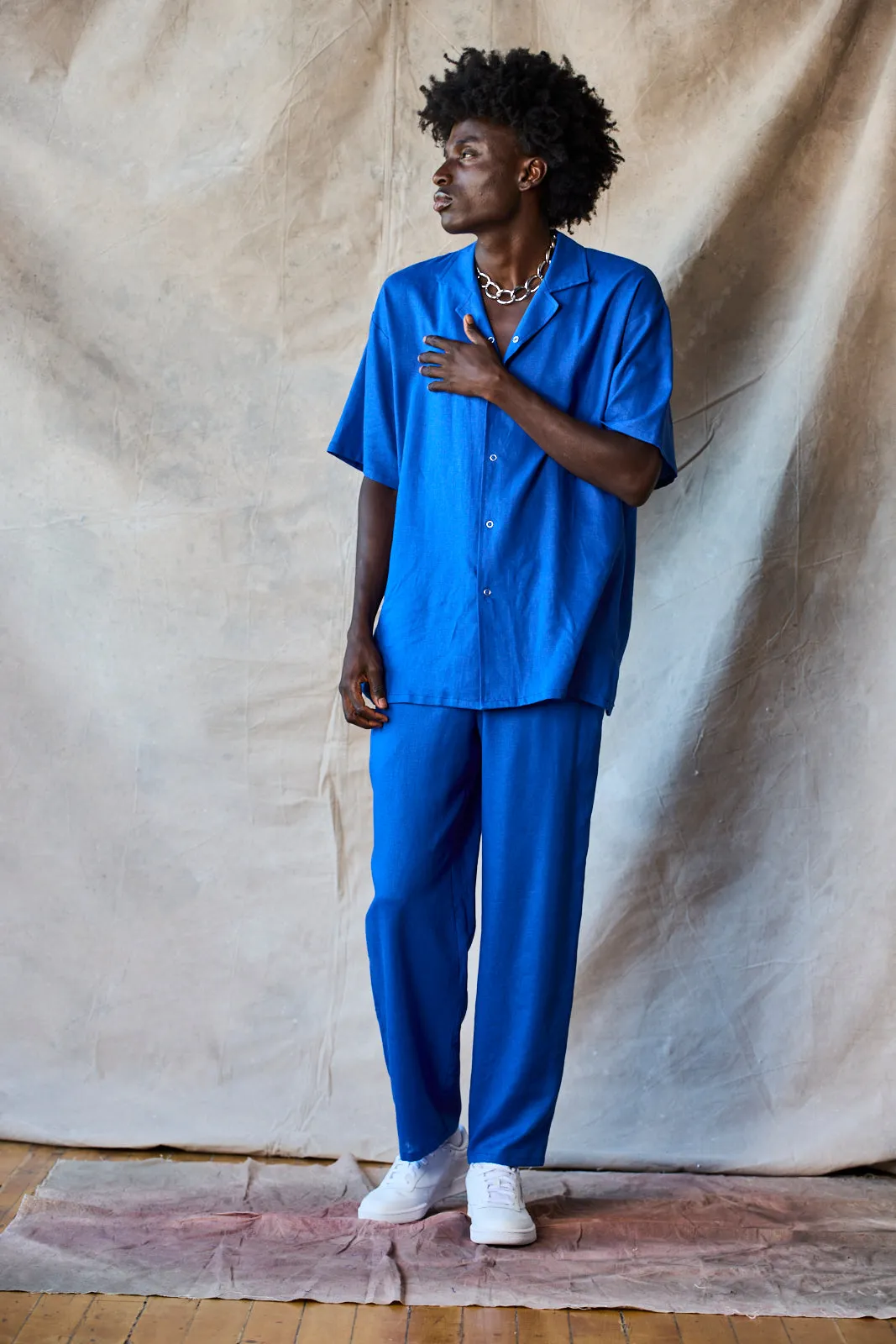 Work Trouser - Lapis sold by Devlyn van Loon product image thumbnail 2