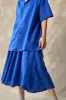 Flared Midi Skirt - Lapis sold by Devlyn van Loon