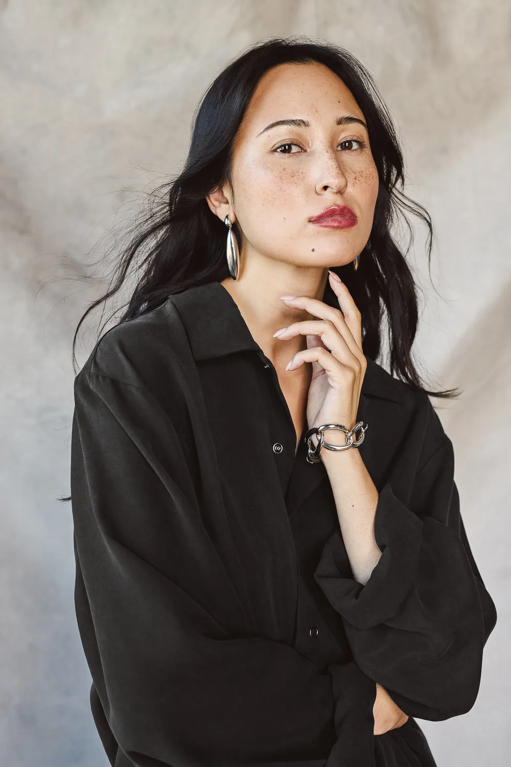 Unisex Snap Shirt - Muted Black sold by Devlyn van Loon