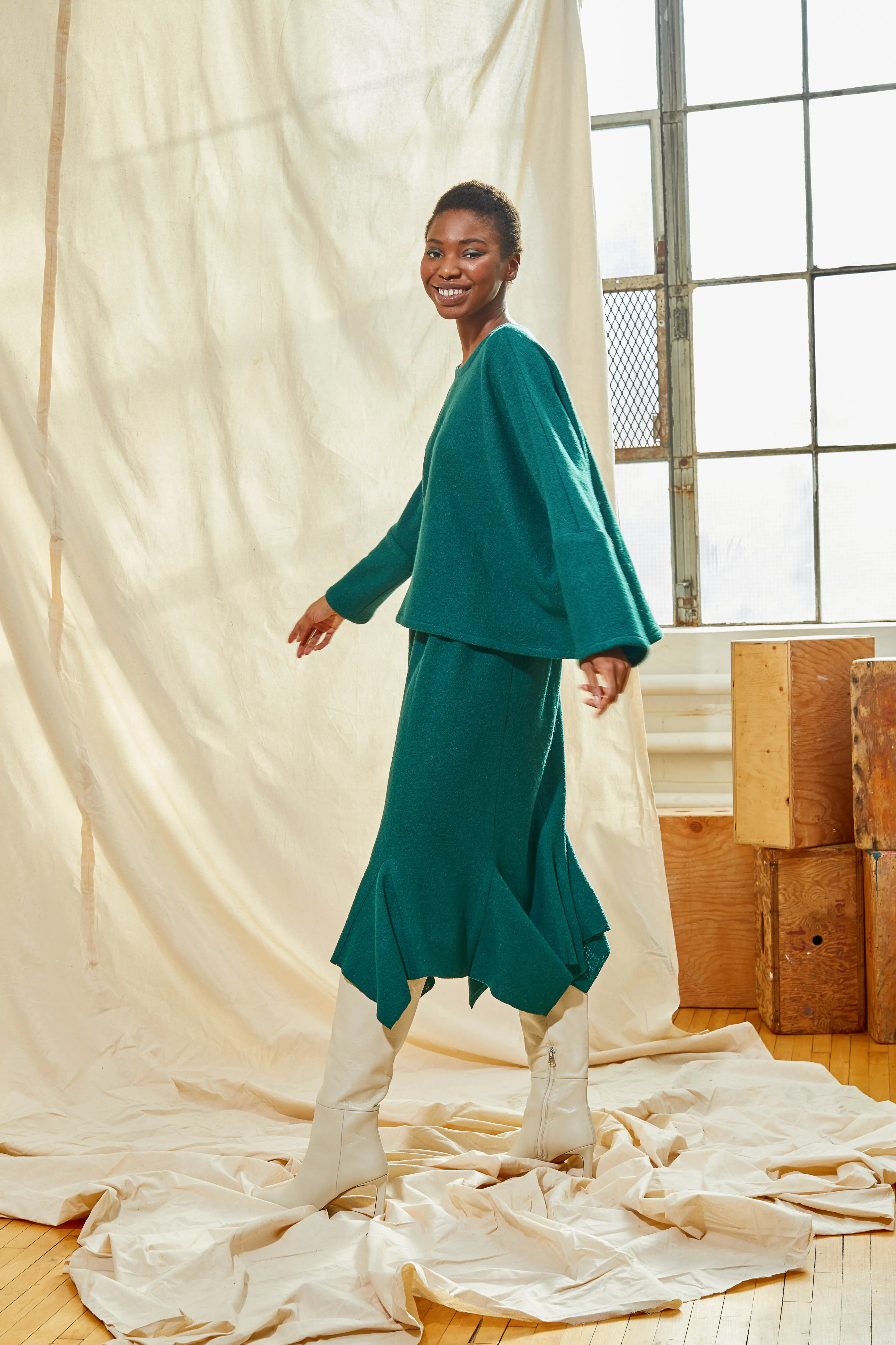 Flared Pullover - Juniper sold by Devlyn van Loon product image thumbnail 2