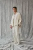 Column Pant - Ivory Velvet sold by Devlyn van Loon