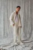 Column Pant - Ivory Velvet sold by Devlyn van Loon