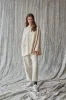 Column Pant - Ivory Velvet sold by Devlyn van Loon