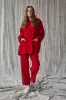 Column Pant - Red Velvet sold by Devlyn van Loon