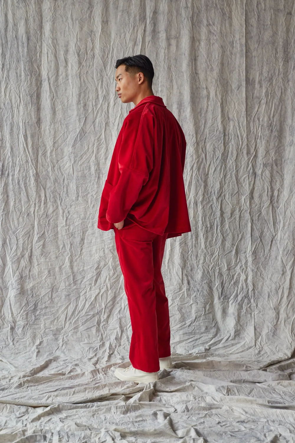 Column Pant - Red Velvet sold by Devlyn van Loon product image thumbnail 5