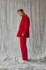 Column Pant - Red Velvet sold by Devlyn van Loon