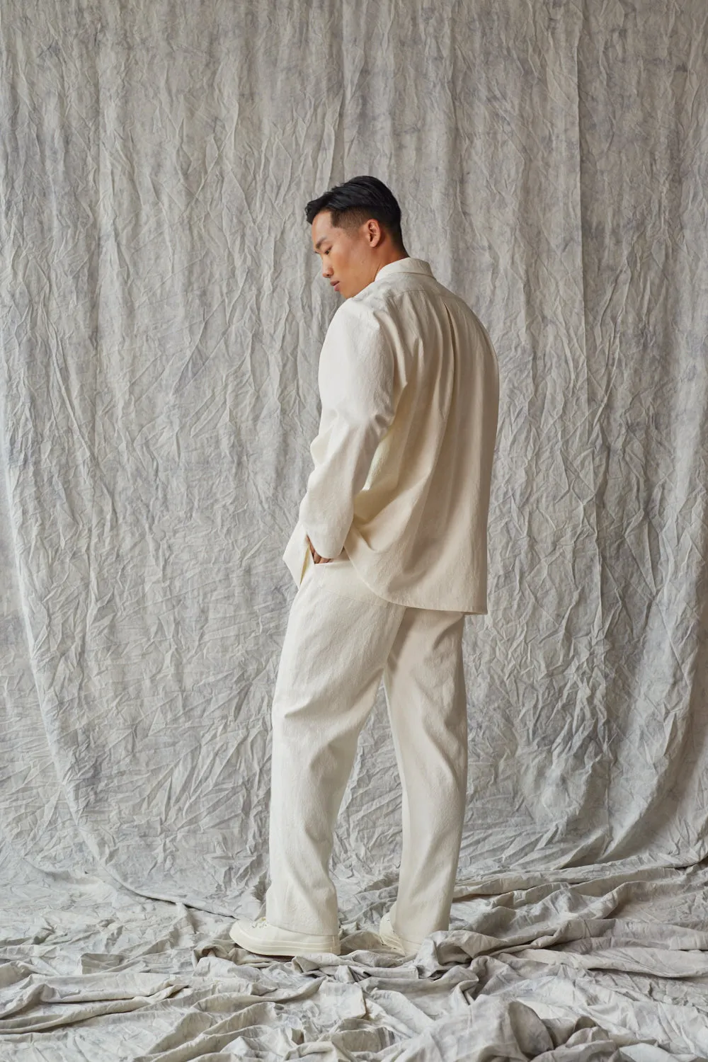 Column Pant - Parchment sold by Devlyn van Loon