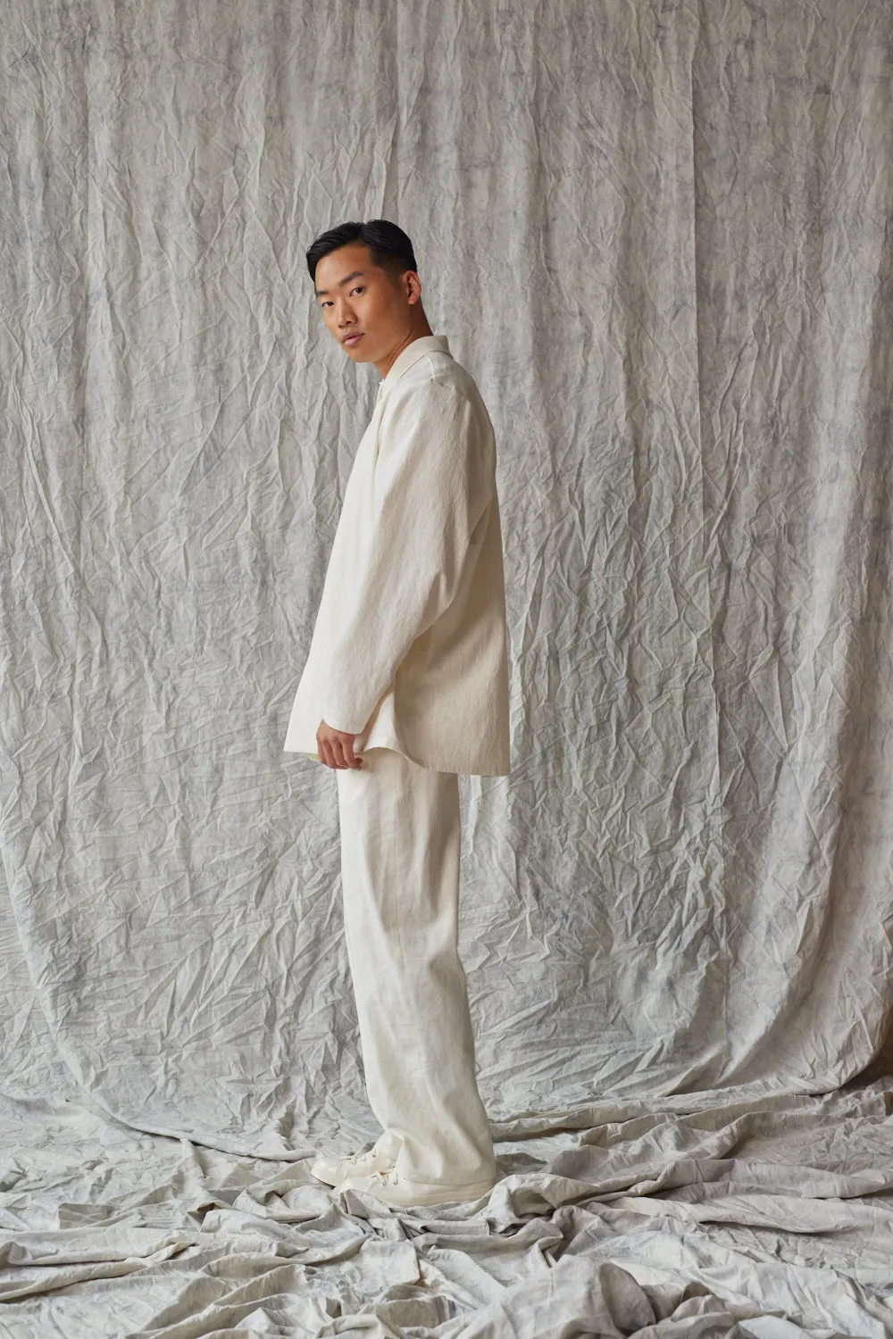 Unisex Snap Shirt - Parchment sold by Devlyn van Loon product image thumbnail 5