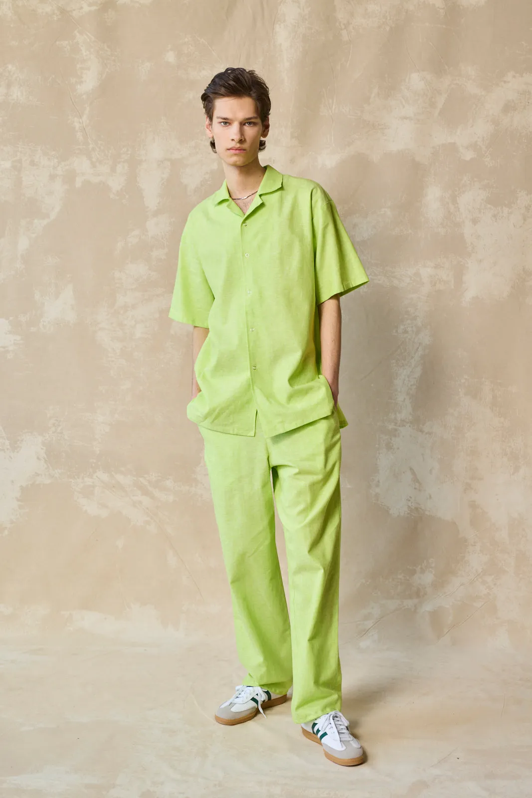 Column Pant - Lime sold by Devlyn van Loon