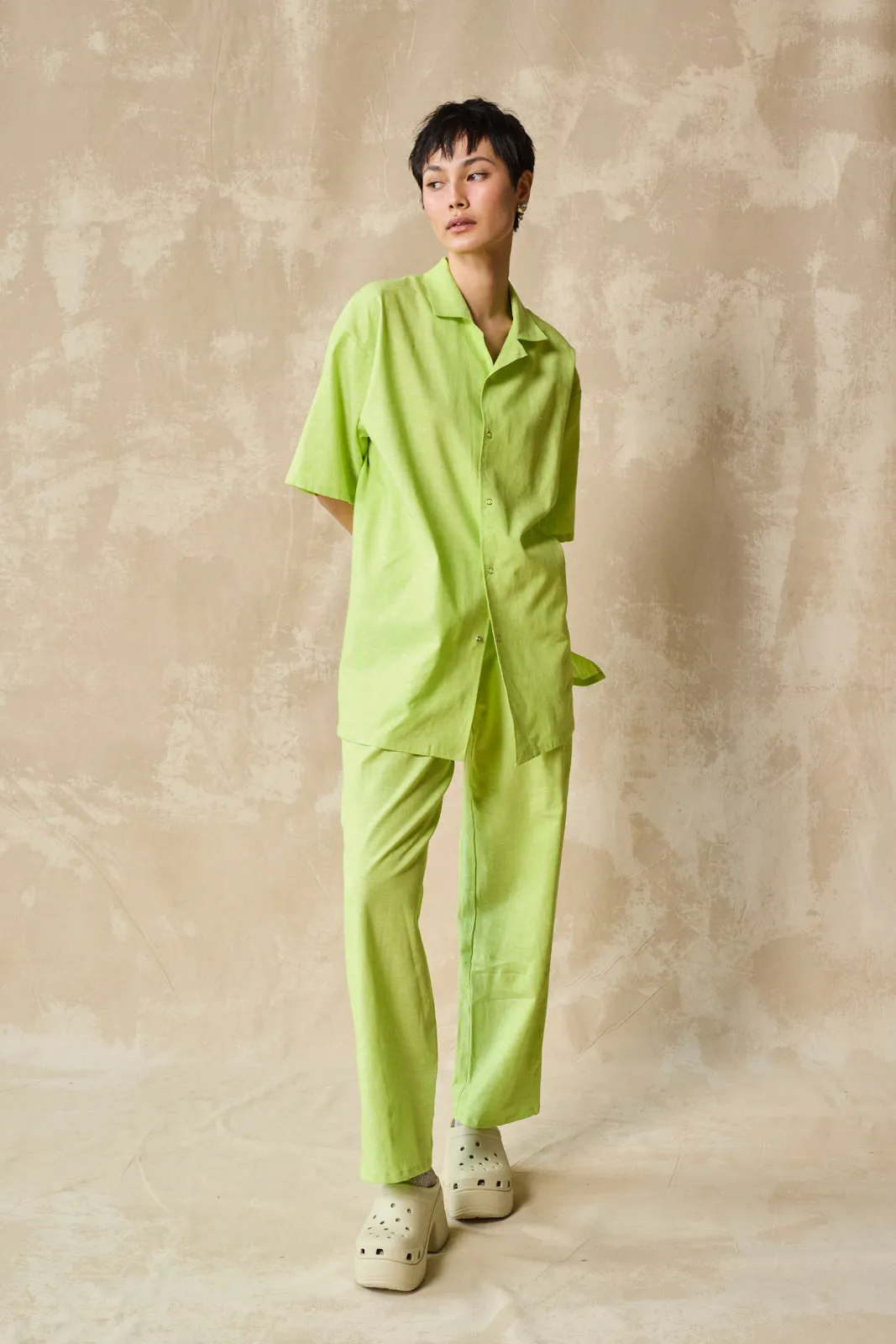 Column Pant - Lime sold by Devlyn van Loon product image thumbnail 4