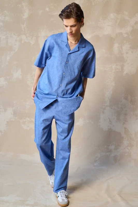 Column Pant - Cornflower sold by Devlyn van Loon