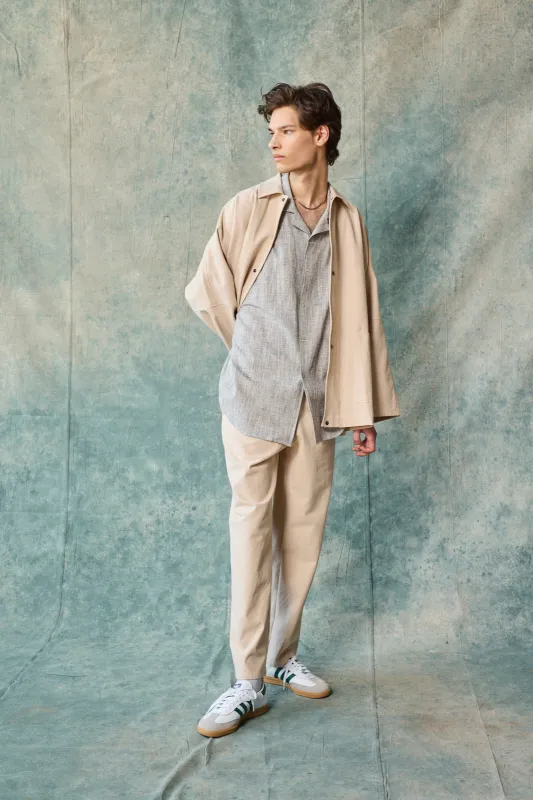 Column Pant - Milk Tea sold by Devlyn van Loon