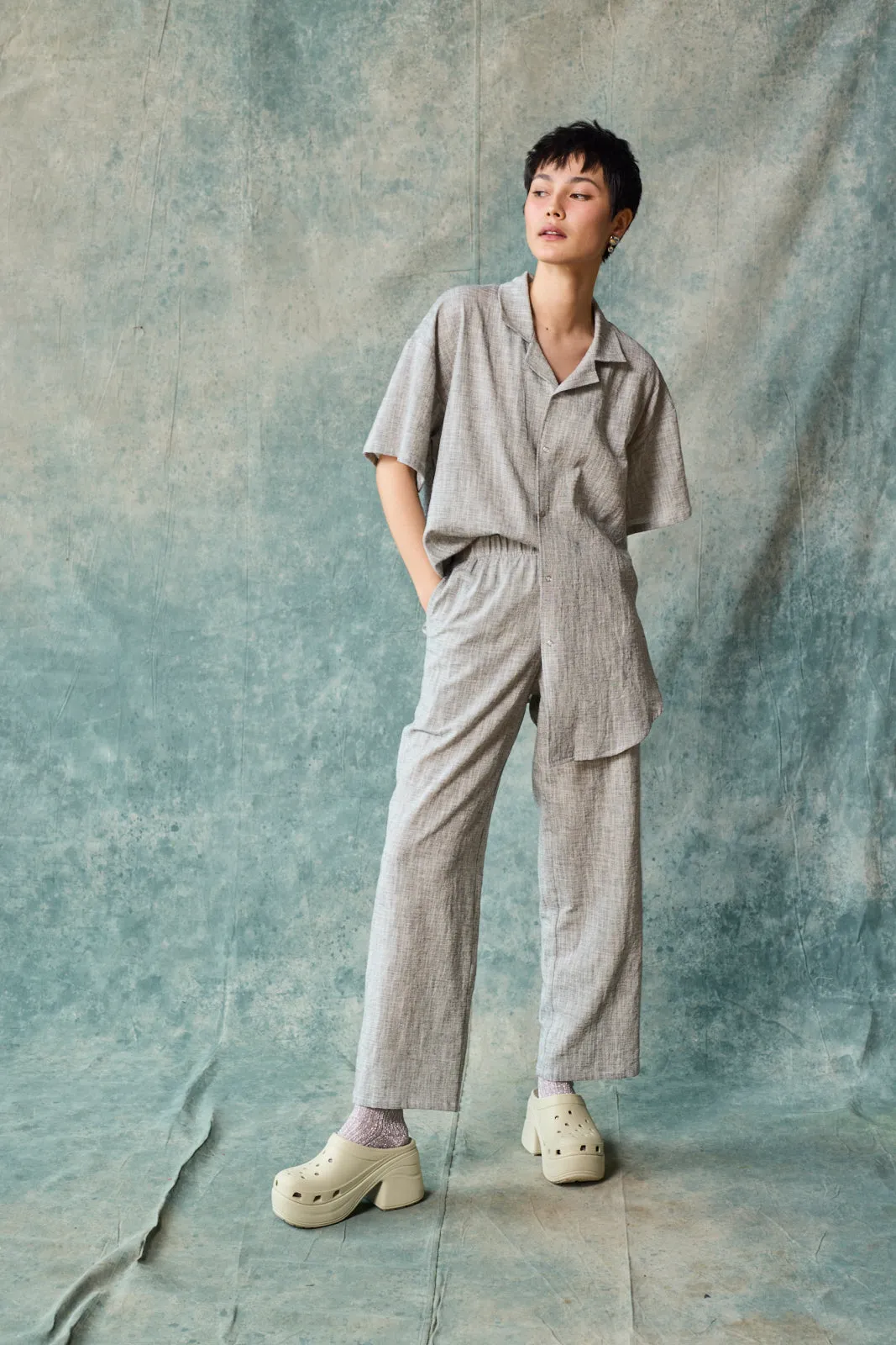 Column Pant - Oyster sold by Devlyn van Loon product image thumbnail 4