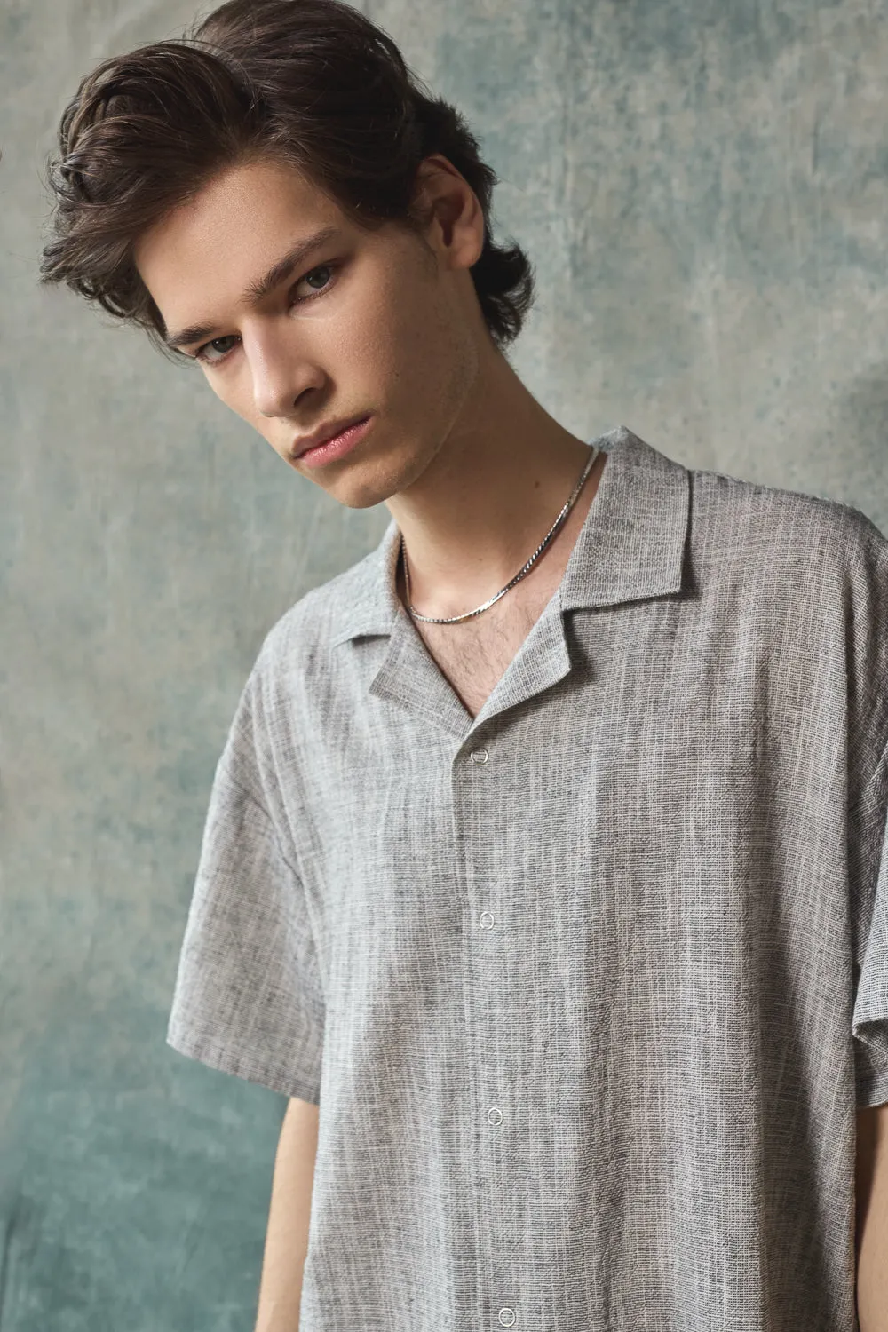 Camp Collar Shirt - Oyster sold by Devlyn van Loon