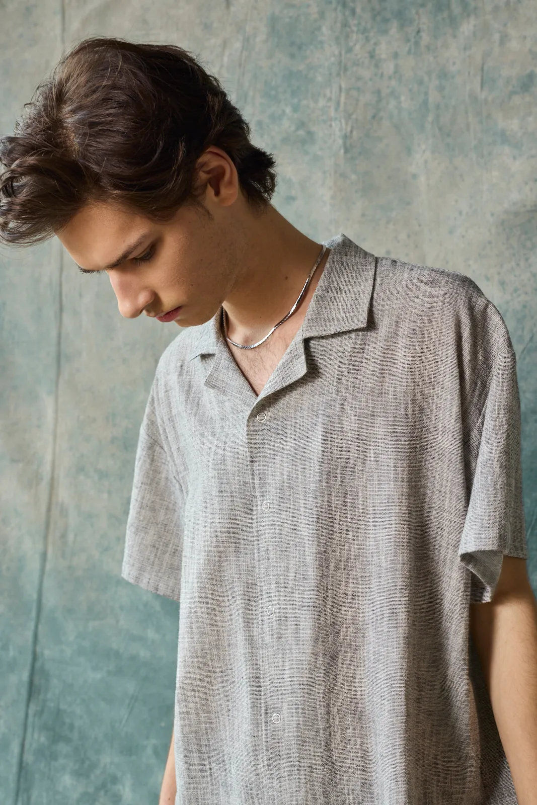 Camp Collar Shirt - Oyster sold by Devlyn van Loon product image thumbnail 3