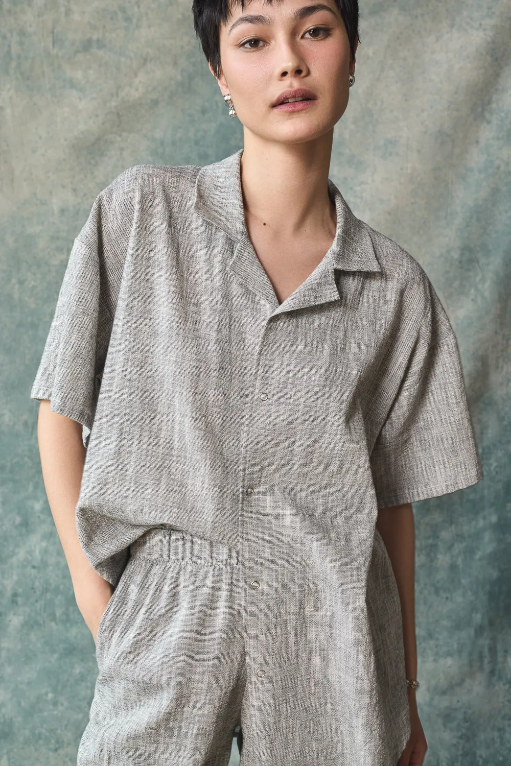 Camp Collar Shirt - Oyster sold by Devlyn van Loon product image thumbnail 2