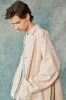 Oversized Shirt Jacket - Milk Tea sold by Devlyn van Loon