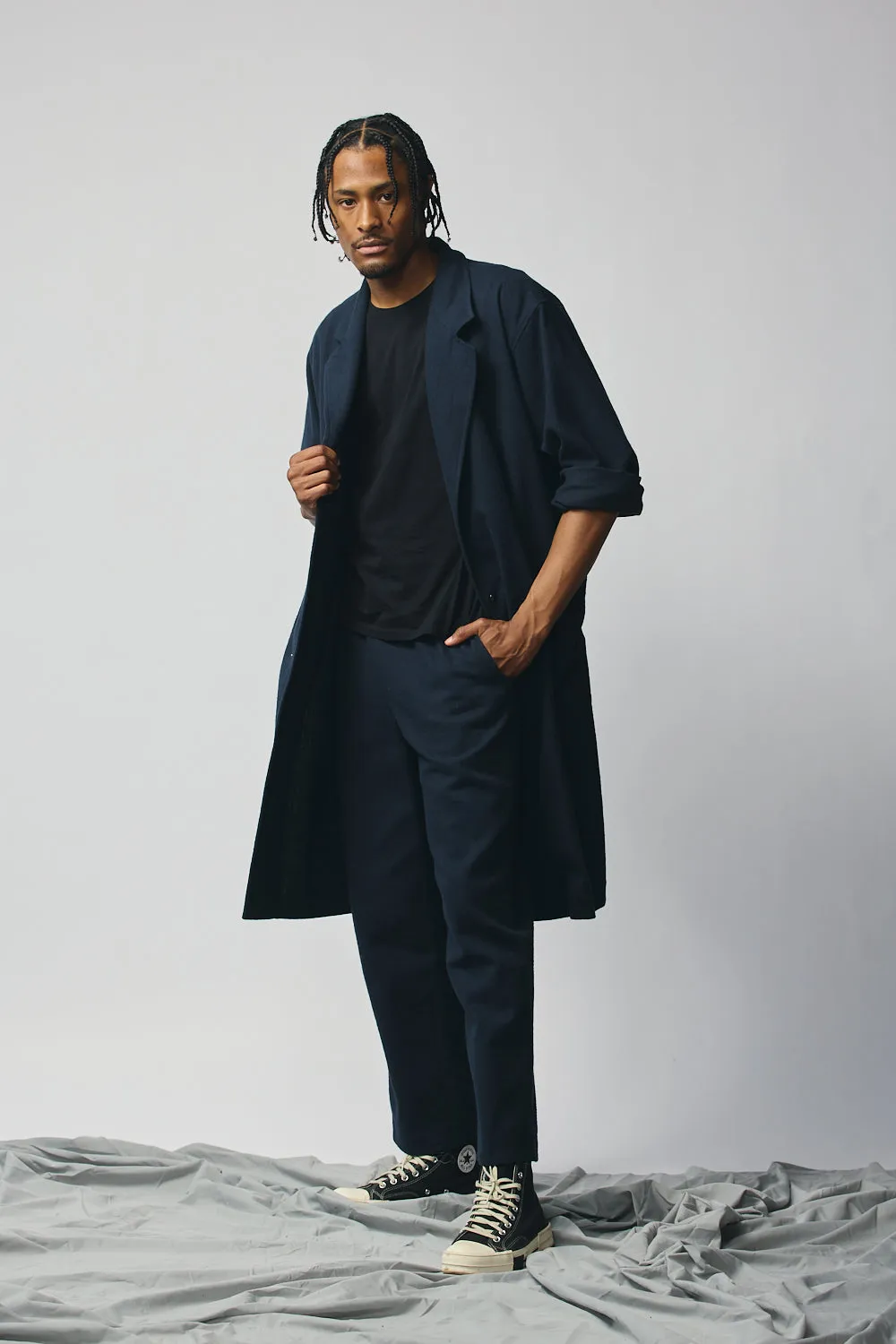 Gender-neutral Overcoat - Indigo sold by Devlyn van Loon